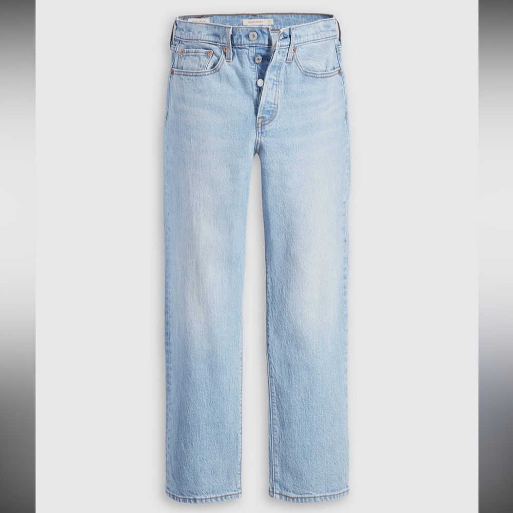 Levi's Sky Blue Straight Leg Jeans
